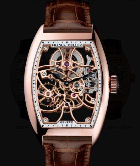 Franck Muller Cintree Curvex Men Skeleton Replica Watch for Sale Cheap Price 8880 B S6 SQT